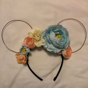 Sail Bows floral Mouse ears